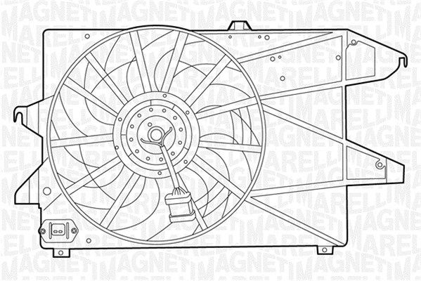 MAGNETI MARELLI Ventilaator,mootorijahutus 069422396010